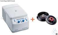 Eppendorf Centrifuge 5425 R, Drehknöpfe, gekühlt, mit Rotor